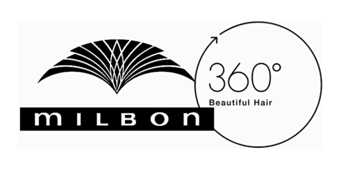 Milbon logo with "360 Beautiful Hair" text in a circle.